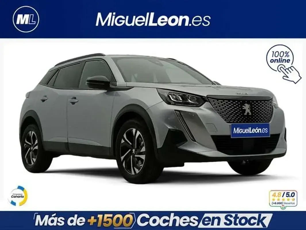 Usado Peugeot 2008 Active 101 CV (74 kW) 2023 Gris SUV