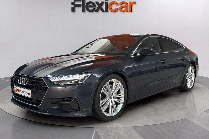 Usado Audi A7 Premium 290 CV (213 kW) 2018 Azul Berlina