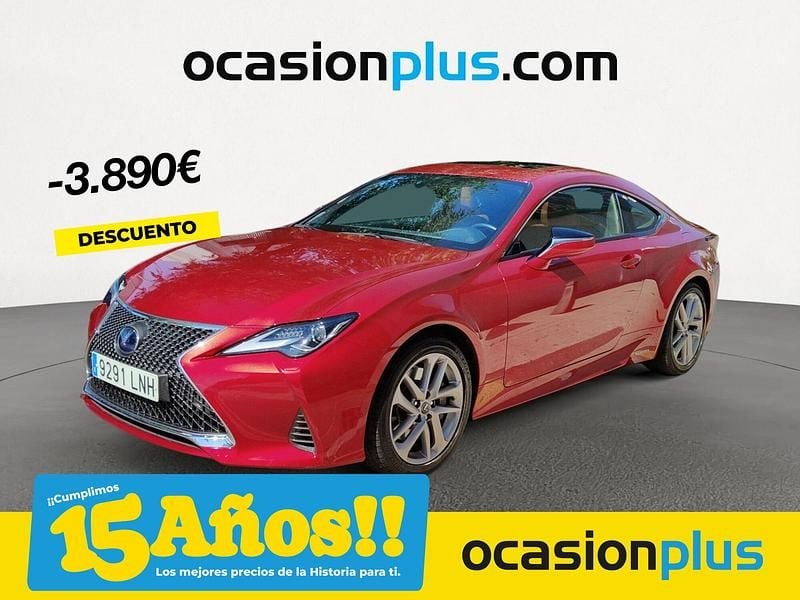 Rojo Usado 2021 Lexus RC300h Executive Line Coupe | 42.790 € - Imagen 1/4