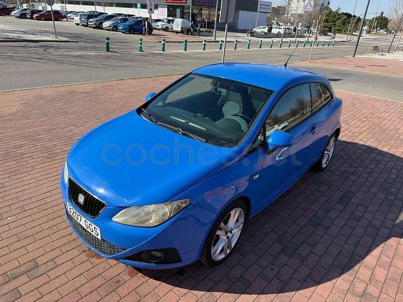 Usado Seat Ibiza Reference 86 HP (63 kW) 2009 Azul Sedan