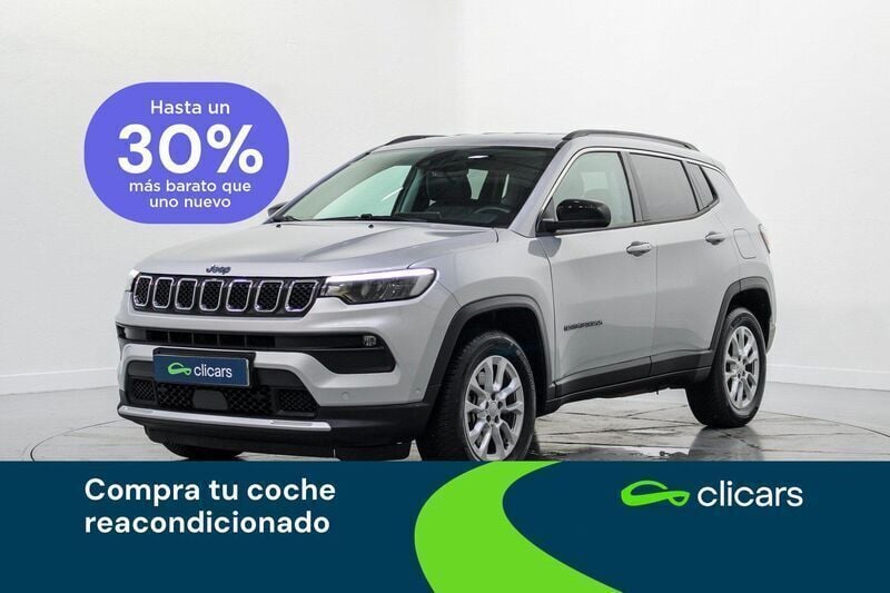Blanco Usado 2022 Jeep Compass Limited SUV | 22.290 € (Buen precio) - Imagen 1/4