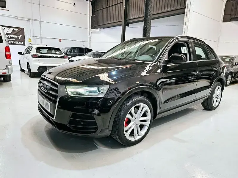 Usado Audi Q3 180 CV (132 kW) 2016 Negro SUV