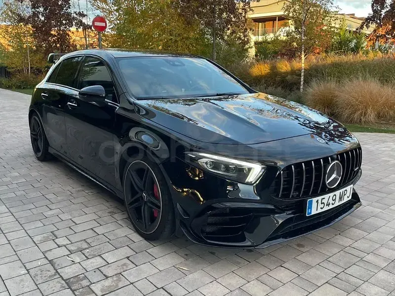 Usado Mercedes A45 AMG 421 CV (309 kW) 2021 Negro Berlina