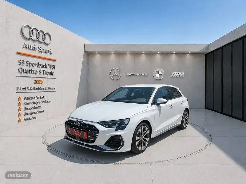 Usado Audi S3 333 CV (244 kW) 2025 Blanco Berlina