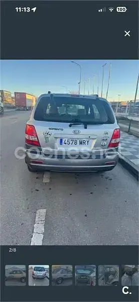 Usado Kia Sorento EX 140 CV (102 kW) 2003 Gris / plata SUV