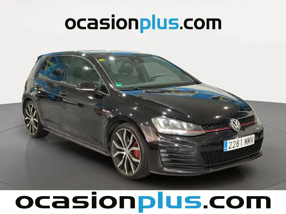 Usado VW Golf VII GTI 230 CV (169 kW) 2013 Negro Utilitario