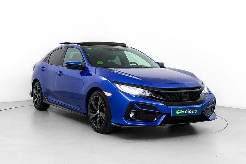 Usado Honda Civic Sport Plus 182 CV (133 kW) 2018 Azul Berlina