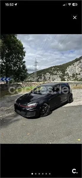 Usado VW Golf VII GTI 230 CV (169 kW) 2013 Negro Berlina