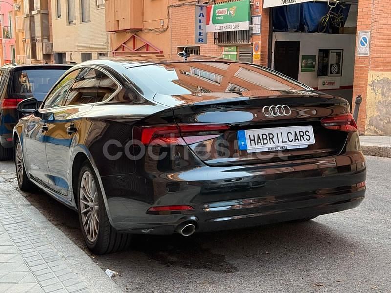 Usado Audi A5 Sportback 150 CV (110 kW) 2018 Negro Utilitario