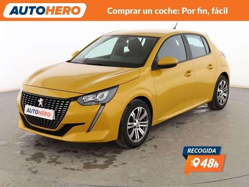 Usado Peugeot 208 Active 75 CV (55 kW) 2020 Amarillo Utilitario