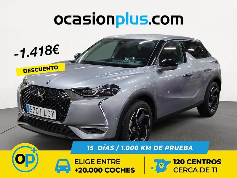 Usado DS Automobiles DS3 Crossback Grand Chic 130 CV (95 kW) 2020 Gris SUV
