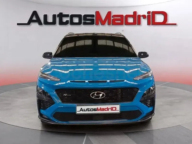 Usado Hyundai Kona N Line 120 CV (88 kW) 2022 Azul SUV