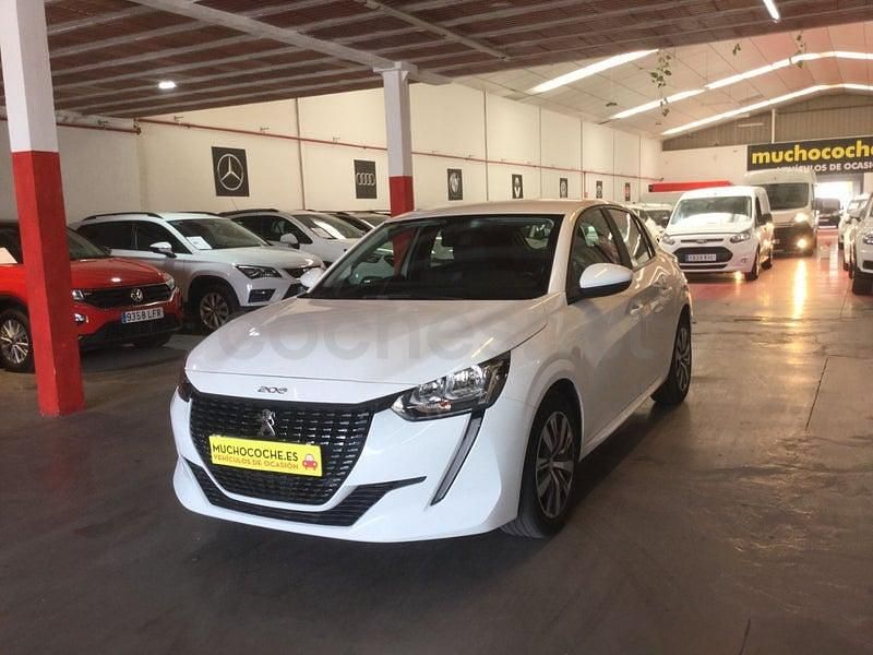 Usado Peugeot 208 Active 100 CV (73 kW) 2020 Blanco Utilitario