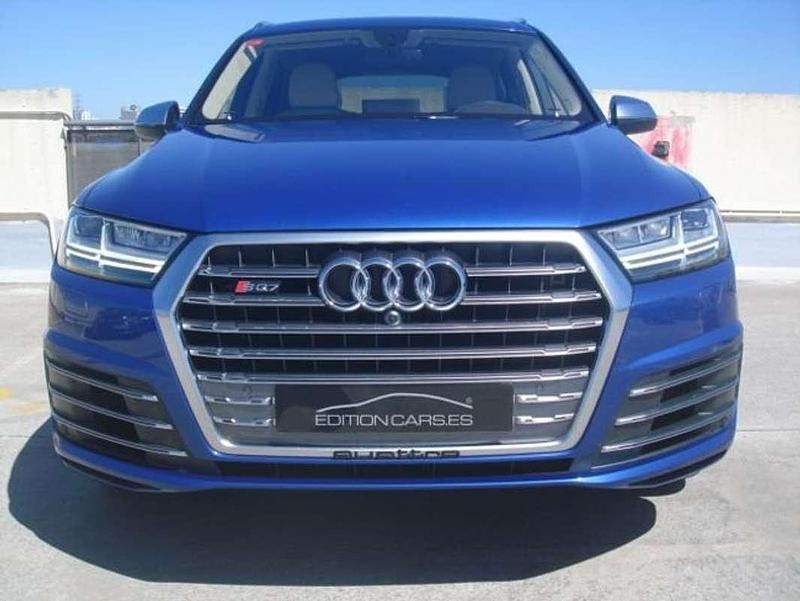 Usado Audi Q7 S-Line 435 CV (319 kW) 2017 Azul SUV
