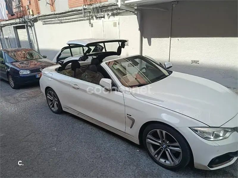 Usado BMW 420 Cabriolet Comfort Edition 184 CV (135 kW) 2014 Blanco Descapotable