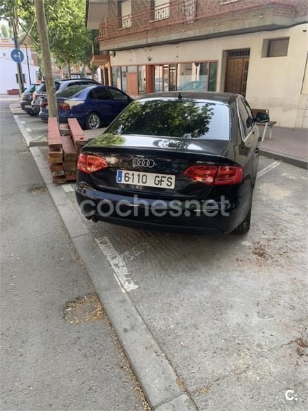 Usado Audi A4 143 CV (105 kW) 2009 Negro Berlina