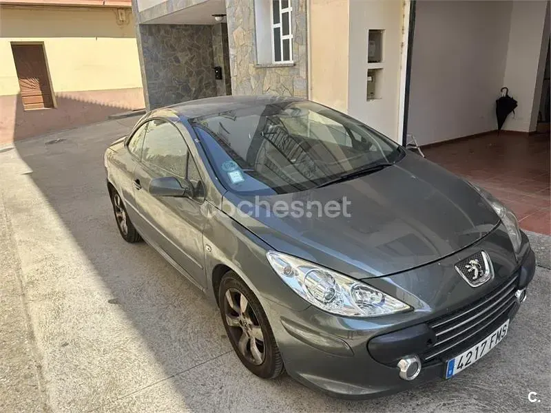 Usado Peugeot 307 CC 110 CV (80 kW) 2007 Negro Descapotable