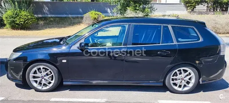 Usado Saab 9-3 Vector 180 CV (132 kW) 2008 Negro Utilitario
