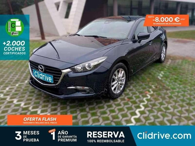 Usado Mazda 3 105 CV (77 kW) 2017 Negro Utilitario