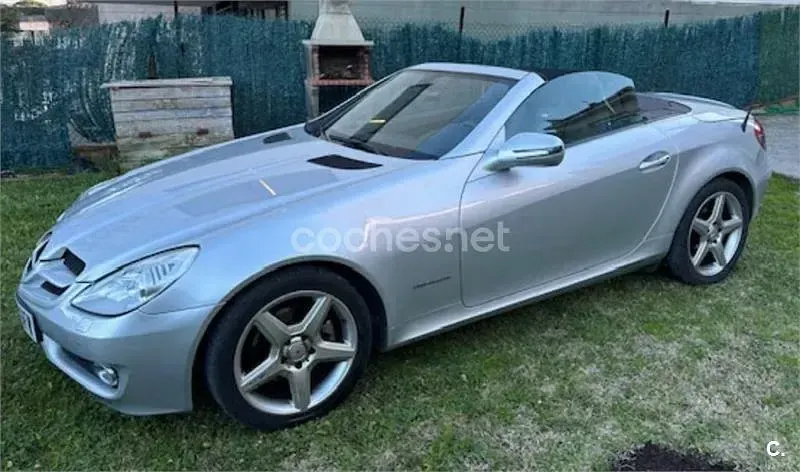 Usado Mercedes SLK200 163 CV (119 kW) 2008 Gris / plata Descapotable
