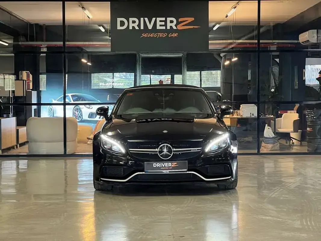 Usado Mercedes C63 AMG AMG 510 CV (375 kW) 2016 Negro Descapotable