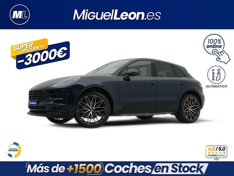 Azul Usado 2021 Porsche Macan SUV | 59.985 € (Precio justo) - Imagen 1/3