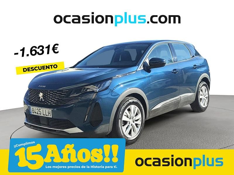 Azul Usado 2020 Peugeot 3008 Active SUV | 17.950 € (Precio justo) - Imagen 1/4