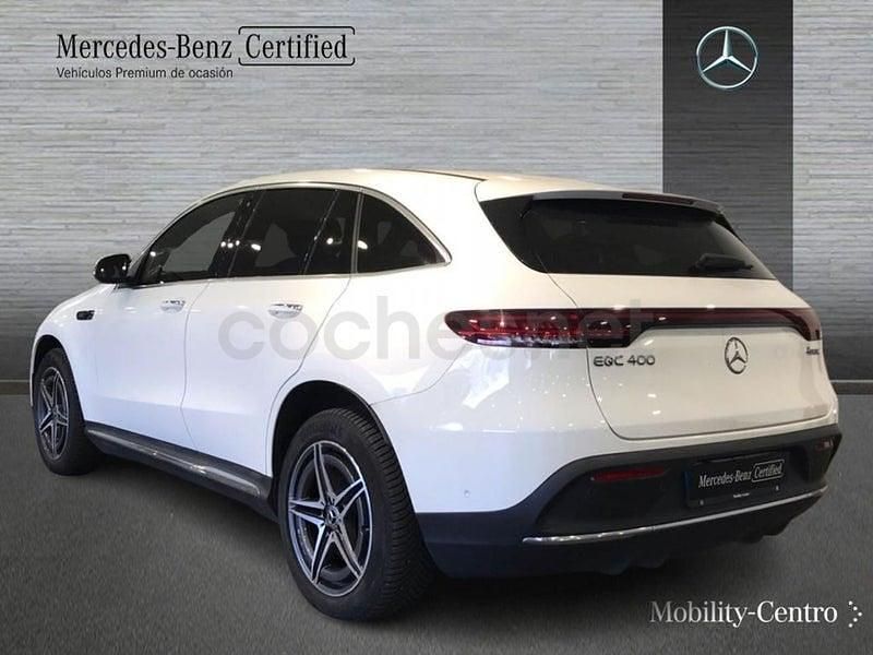 Usado Mercedes EQC400 AMG line 300 kW (408 CV) 2021 Blanco polar SUV