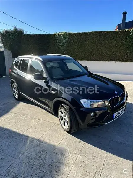 Usado BMW X3 177 CV (130 kW) 2012 Negro SUV