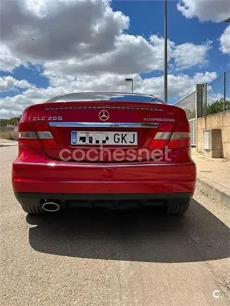 Usado Mercedes CLC200 184 CV (135 kW) 2009 Rojo Utilitario