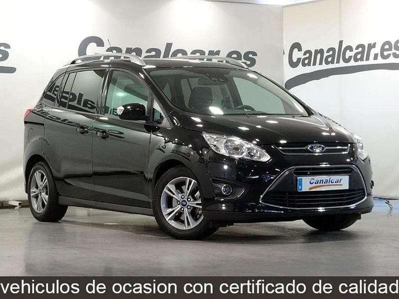Usado Ford Grand C-Max S 125 CV (91 kW) 2015 Negro Monovolumen