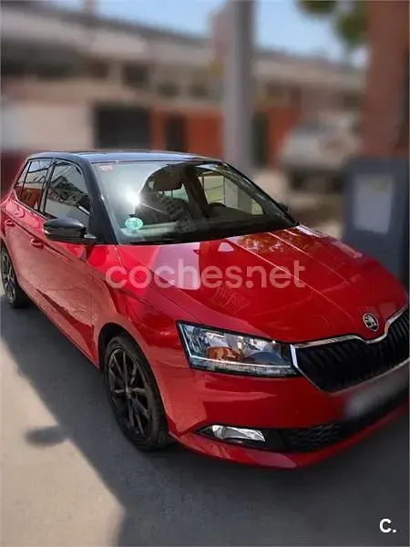 Usado Skoda Fabia 95 CV (69 kW) 2019 Rojo Utilitario