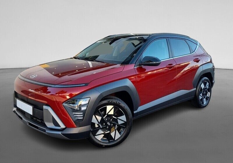 Rojo ultimate (techo negro) Usado 2024 Hyundai Kona Blackline SUV | 24.990 € (Caro) - Imagen 1/4