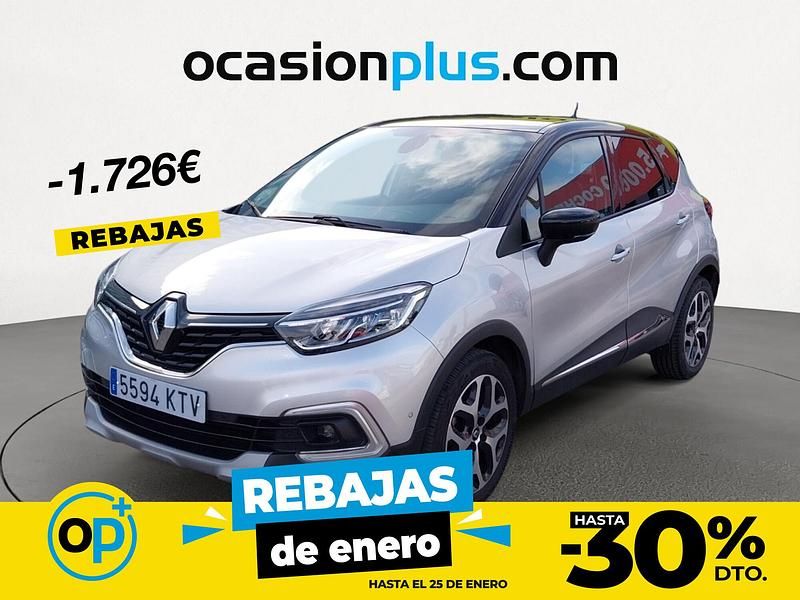Gris Usado 2019 Renault Captur Zen SUV | 12.390 € (Precio justo) - Imagen 1/4