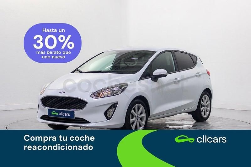 Blanco Usado 2018 Ford Fiesta Trend+ Utilitario | 10.490 € (Precio justo) - Imagen 1/4