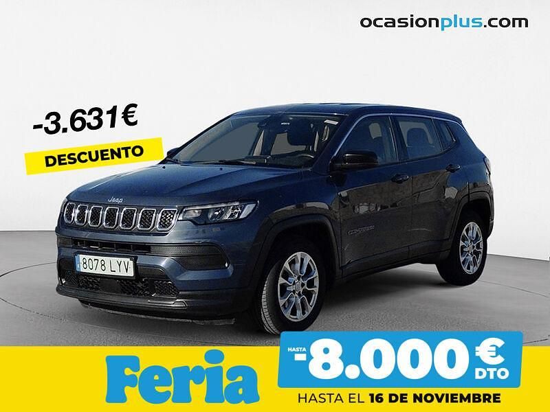 Azul Usado 2022 Jeep Compass Longitude SUV | 21.360 € (Un poco caro) - Imagen 1/4