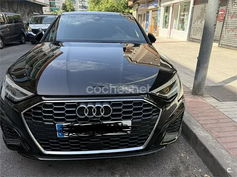 Usado Audi A3 150 CV (110 kW) 2022 Negro Berlina