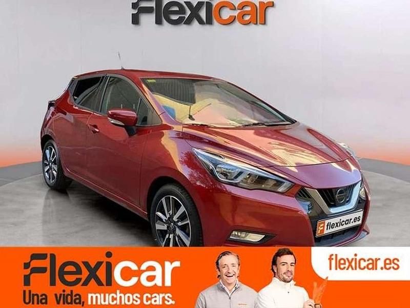 Rojo Usado 2018 Nissan Micra Acenta Utilitario | 9990 € (Precio justo) - Imagen 1/4