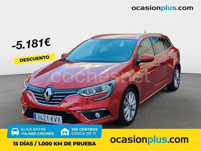 Rojo Usado 2019 Renault Mégane GrandTour Zen Familiar | 16.850 € (Precio justo) - Imagen 1/4