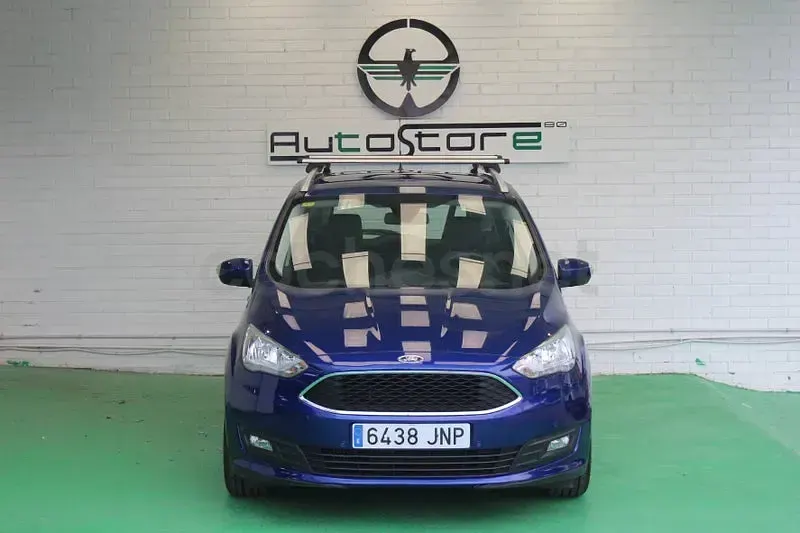 Usado Ford Grand C-Max Trend 125 CV (91 kW) 2016 Azul Monovolumen
