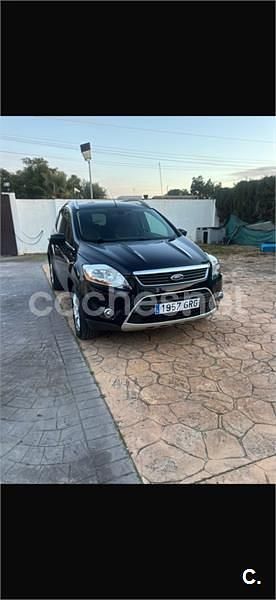 Usado Ford Kuga Titanium 136 CV (100 kW) 2009 Negro SUV
