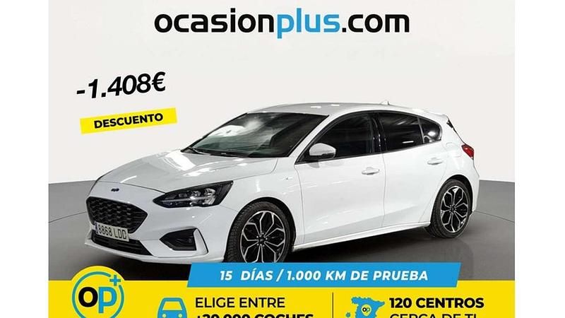 Usado Ford Focus ST-Line 120 CV (88 kW) 2019 Blanco Utilitario