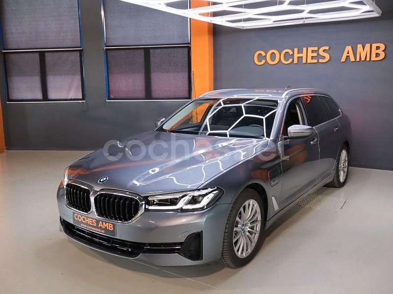 Usado BMW 530e 292 CV (214 kW) 2021 Negro Familiar