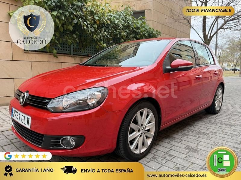 Rojo Usado 2009 VW Golf VI Highline Utilitario | 6899 € (Precio justo) - Imagen 1/4