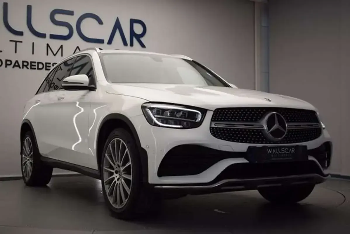 Usado Mercedes GLC220 194 CV (142 kW) 2021 Blanco SUV