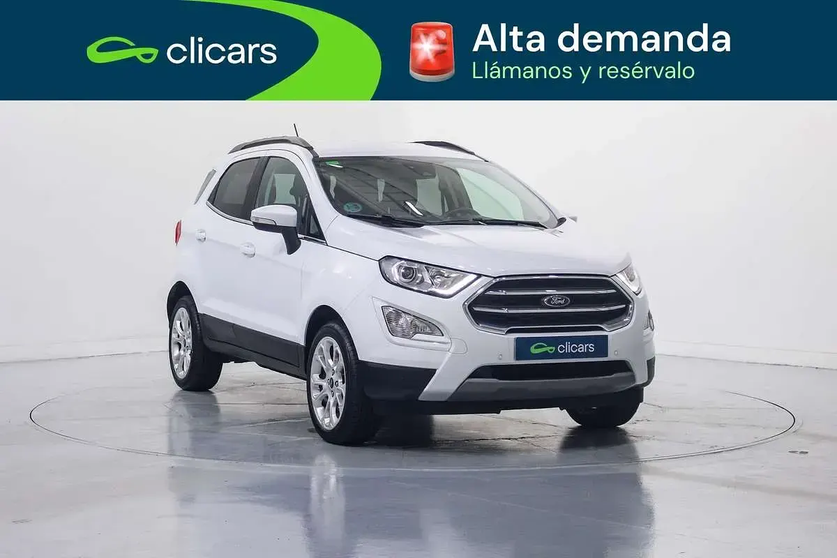 Usado Ford Ecosport Titanium 125 CV (91 kW) 2021 Blanco SUV