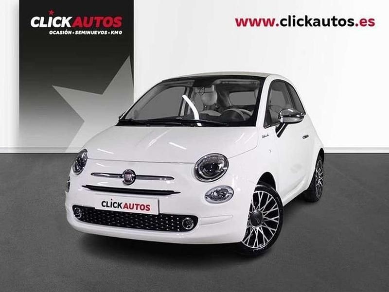 Blanco Usado 2022 Fiat 500 Dolcevita Descapotable | 12.300 € (Precio justo) - Imagen 1/4