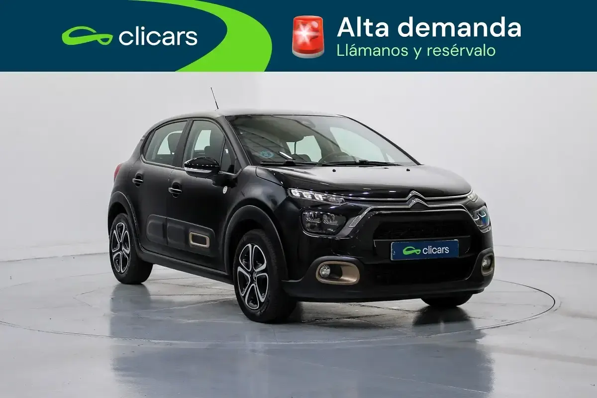Usado Citroën C3 PureTech 83 CV (61 kW) 2023 Negro Utilitario