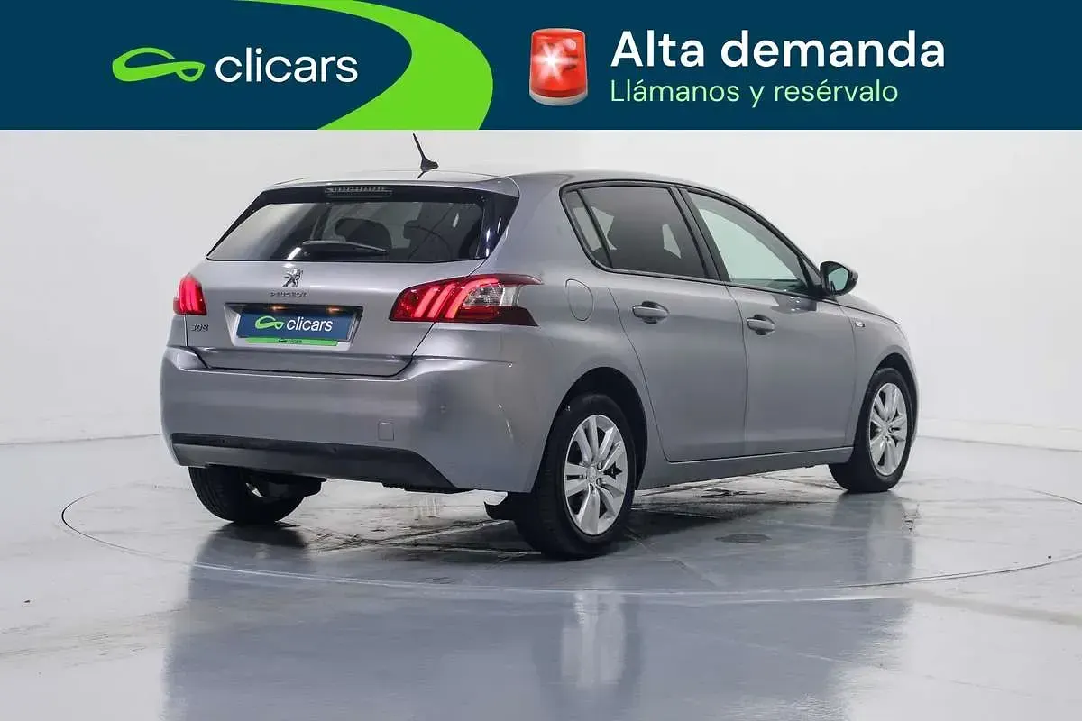 Usado Peugeot 308 Style 99 CV (72 kW) 2016 Gris Utilitario