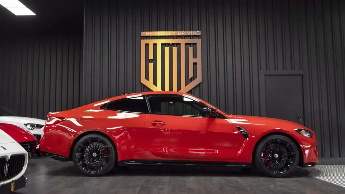 Usado BMW M4 Competition Edition 510 CV (375 kW) 2021 Rojo Coupe